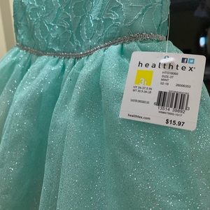 3T blue sparkle dress